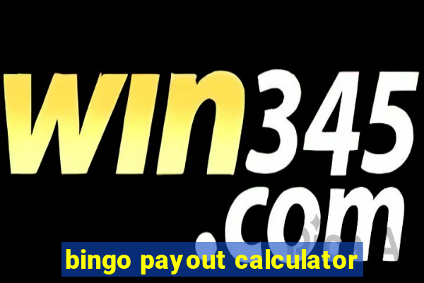 bingo payout calculator